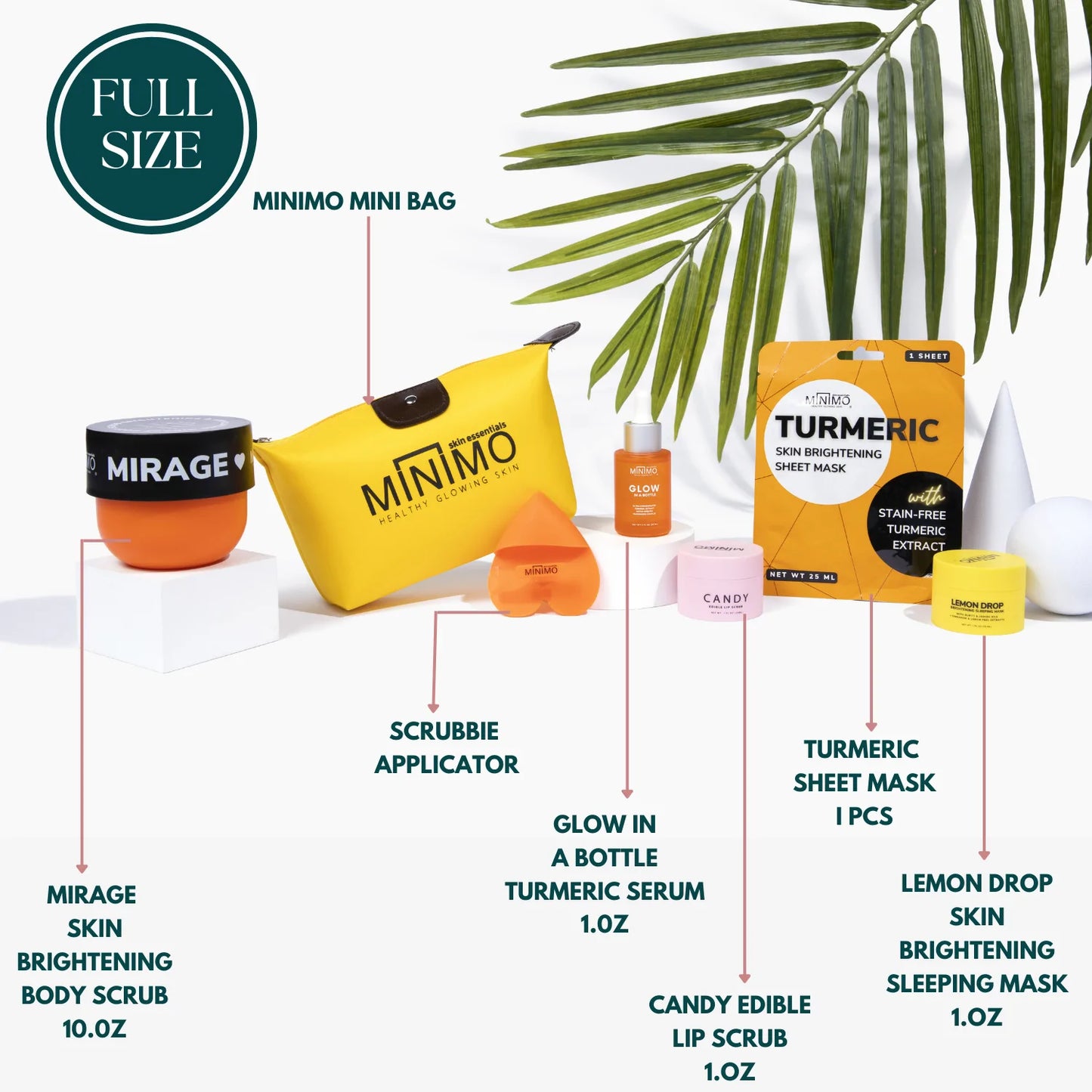 Head to Toe  Glow Bundle Gift Set - Minimo Skin Essentials